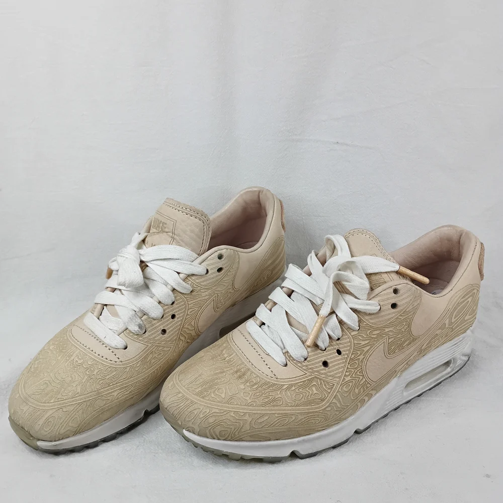 Nike Air Max 90 QS Laser Woodgrain Vachetta Tan DC7948-100 Womens 6.5 (Mens 5)